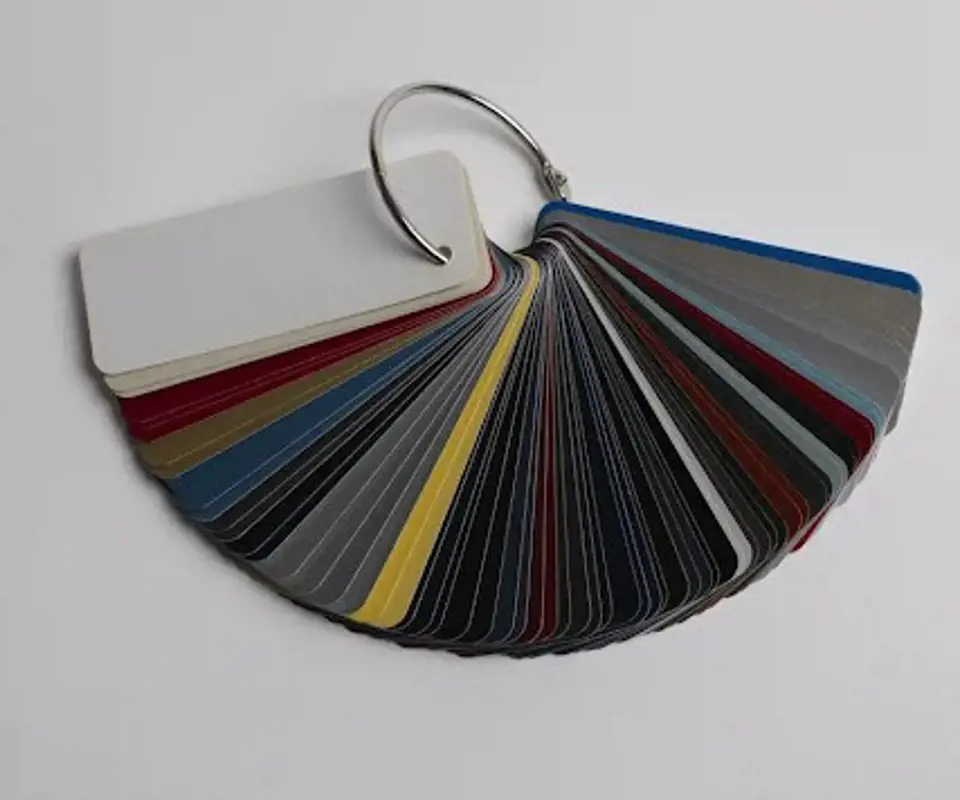 car paint samples